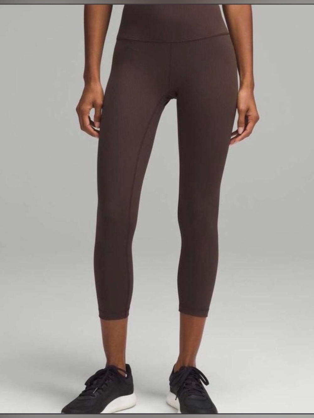Lululemon Wunder Train High-Waist Leggings Espresso Size 6 23 inch